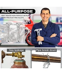 Xdovet 4-in-1 Gas Water Shut Off Wrench Emergency Tool