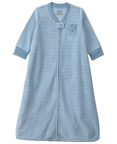 Carter's Baby Boys' and Girls' Striped Fleece Loose-Fit Wearable Blanket
