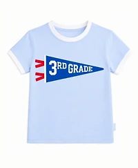 Bits & Bows Little/Big Unisex 7-16 3rd Grade Crewneck T-Shirt