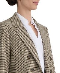 Jones New York Women's Mini-Houndstooth Faux Double-Breasted Jacket