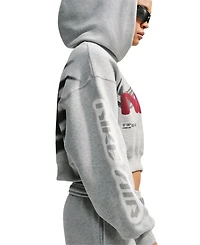 Nike Studio Women's Fleece Cropped Oversized Pull-On Hoodie