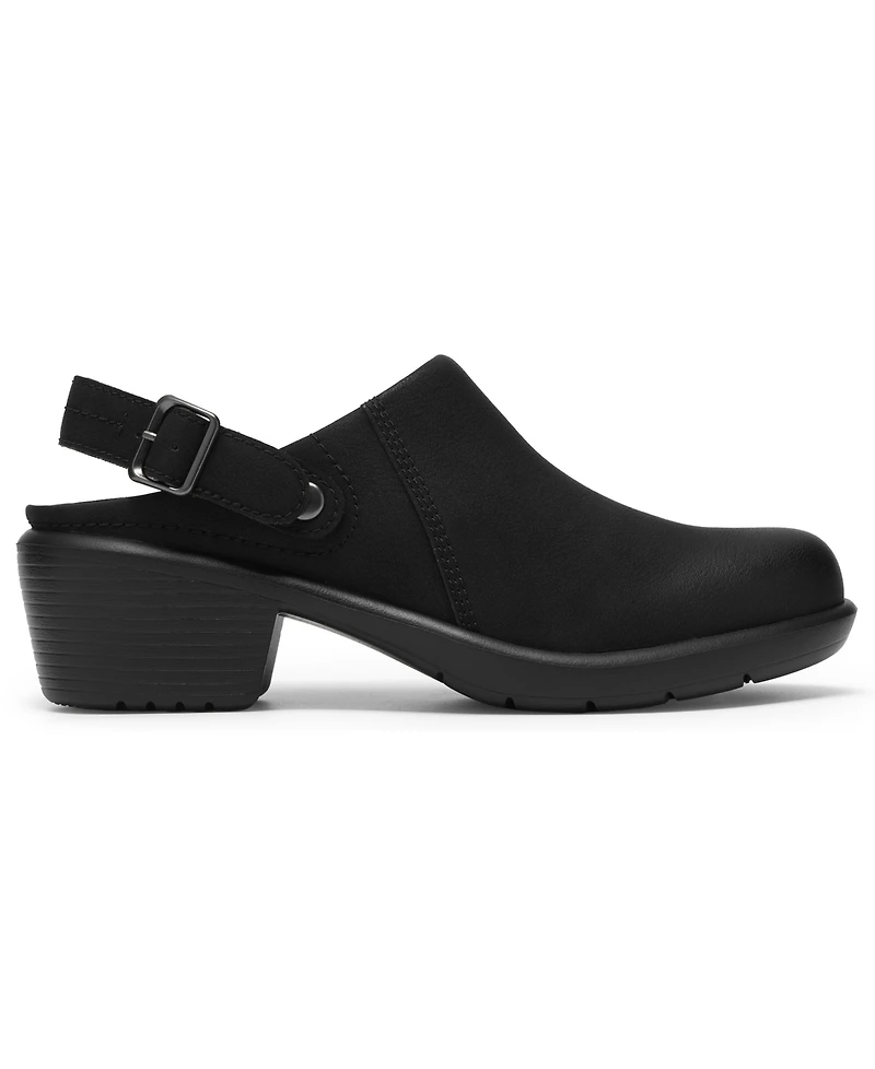 Clarks Collection Women's Kynnzie Round Toe Mule Pumps