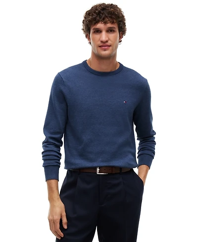 Tommy Hilfiger Men's Essential Cotton Crewneck Sweater