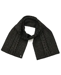 kate spade new york Women's Metallic Cable Knit Scarf