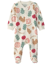 Carter's Baby Boys' and Baby Girls' Thanksgiving 2-Way Zip Sleep & Play