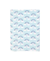 Hudson Baby Girl Cotton Poly Flannel Burp Cloths -Pack