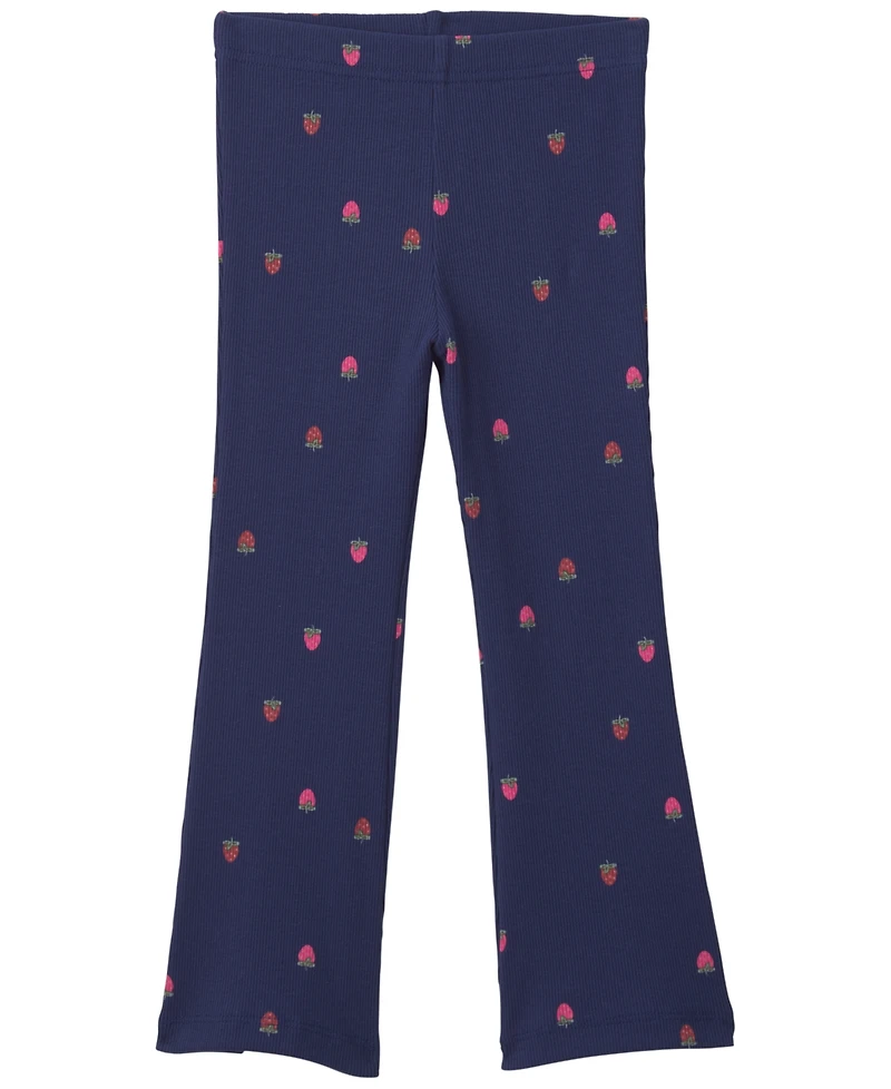 Carter's Toddler Girls' 2T-5T Sweet & Kind Strawberry Graphic Sweatshirt and Pants, 2-Piece Set