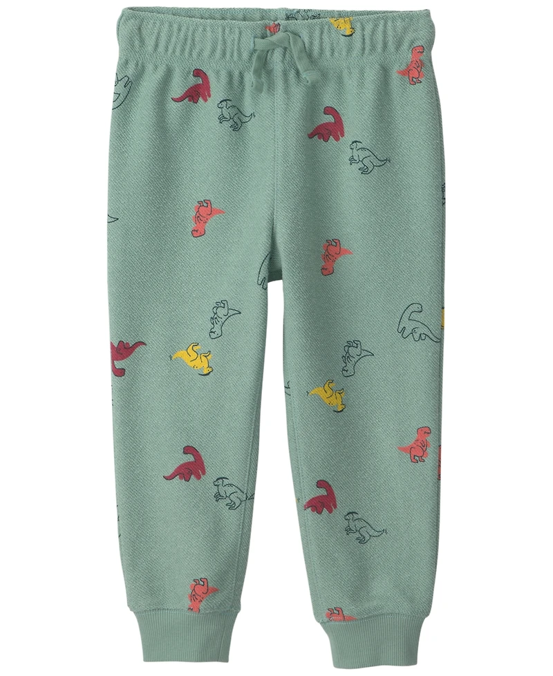 Carters' Toddler Boys' 2T-5T Crewneck Dinosaur French Terry Sweatshirt and Pants, 2-Piece Set