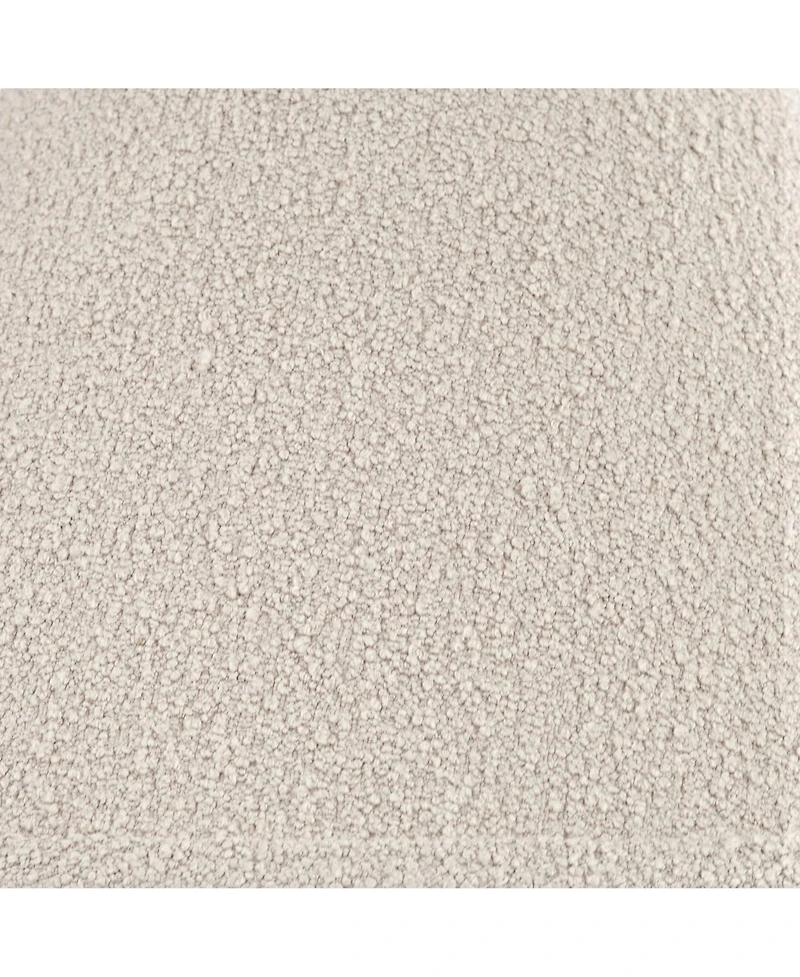 Springcrest 6" Top x 19" Bottom x 10" High x 10" Slant Lamp Shade Replacement Tapered Boucle Woven Fabric Spider Harp Finial