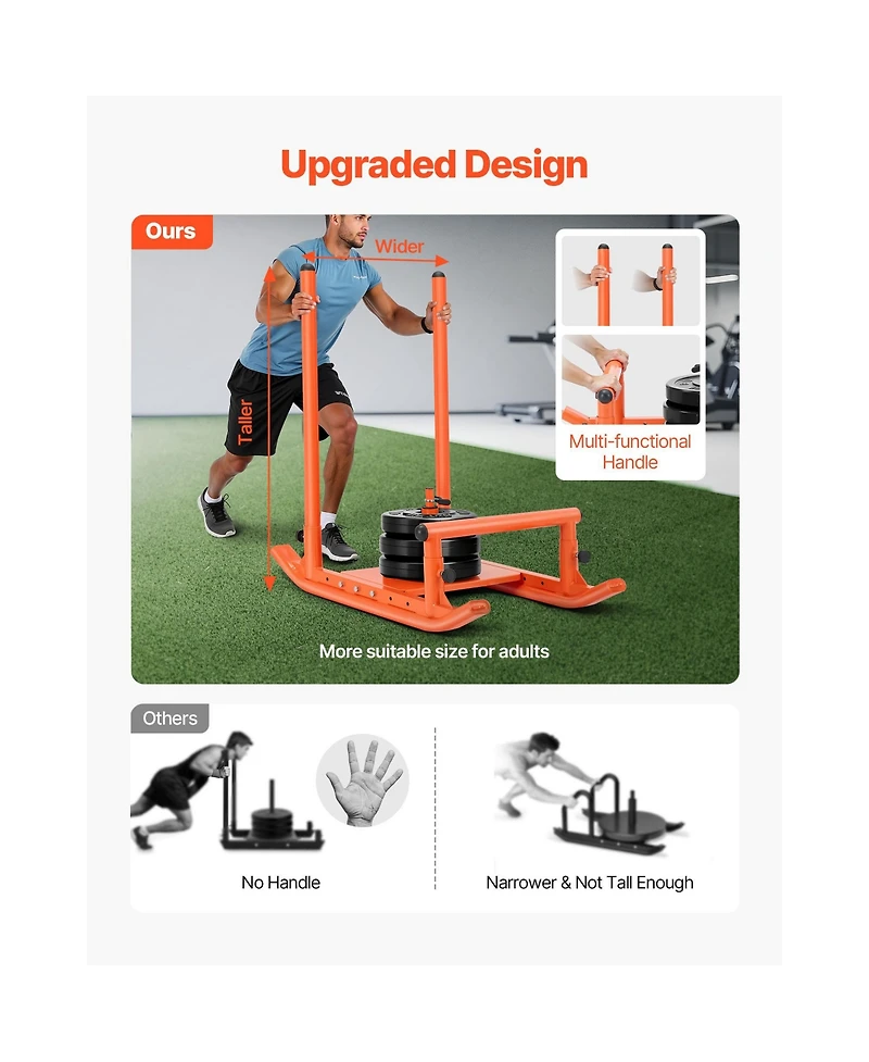 Hongge Steel Power Weight Sled for Athletic Speed Training