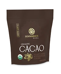 Sunwarrior Cacao Powder, Unsweetened Raw Cocoa for Baking and Smoothies, Non Gmo, 455 Gram