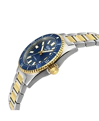 Gevril Men's Swiss Made Atlantic Avenue Swiss Automatic Two tone Stainless Steel Bracelet Watch