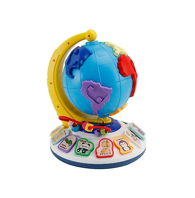 Bruce & Shark 5-in-1 Interactive Globe with Light & Sound, Piano, Puzzle, Bead Maze Toy
