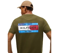 Tommy Hilfiger Men's Brand Love Back Flag Graphic T-Shirt