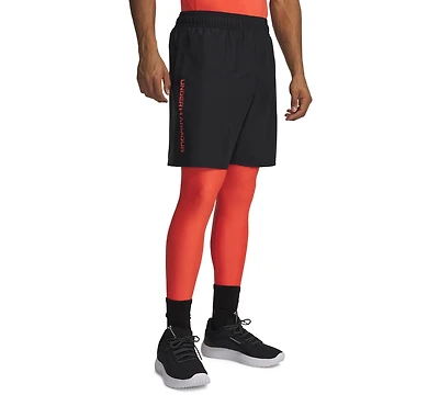 Under Armour Men's Moisture-Wicking Logo-Print 8-1/4" Tech Shorts