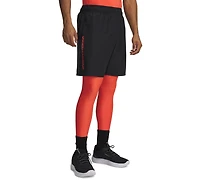 Under Armour Men's Moisture-Wicking Logo-Print 8-1/4" Tech Shorts