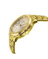 Gevril Men's Swiss Made Stuyvesant Swiss Automatic Ip Stainless Steel Bracelet Watch