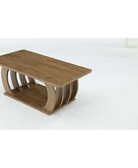 Tribesigns Rustic End Table,Wooden Side Table with Sturdy Base, Farmhouse Narrow Nightstand with Storage Shelf