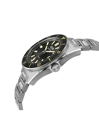 Gevril Men's Swiss Made Mariner Row Swiss Automatic Silver Stainless Steel Bracelet Watch