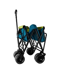 Mountaintop FedEx pickup only) Collapsible Folding Wagon Utility Outdoor Camping Garden Cart with Adjustable Handle