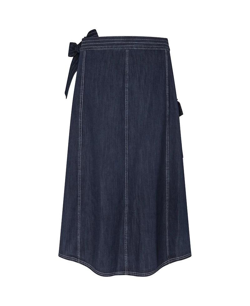 Masai Copenhagen women's MaSanchiana Mid-Rise Wrap Skirt