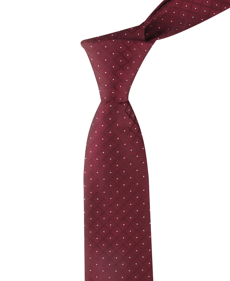 Calvin Klein Men's Grove Grid Classic Tie