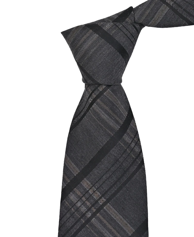 Calvin Klein Men's Cedar Plaid Tie