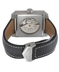 Gevril Men's Swiss Made Herald Square Swiss Automatic Italian Leather Strap Watch