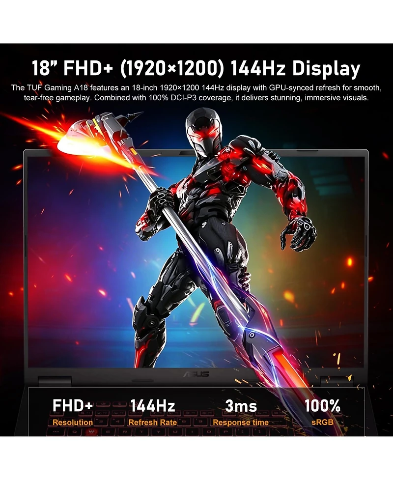 Asus Tuf A18 18" Fhd Plus Gaming Laptop