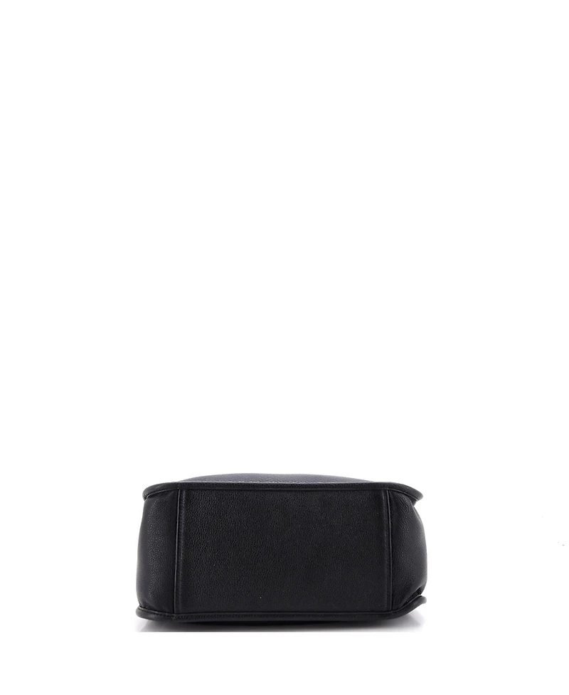 Pre-Owned Prada Medium Logo Strap Hobo Leather