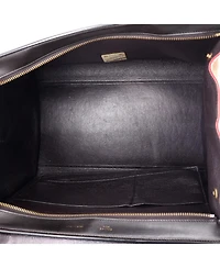 Pre-Owned Celine Medium Tricolor Trapeze Bag Leather