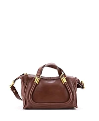 Pre-Owned Chloe Small Paraty 24 Handbag Leather