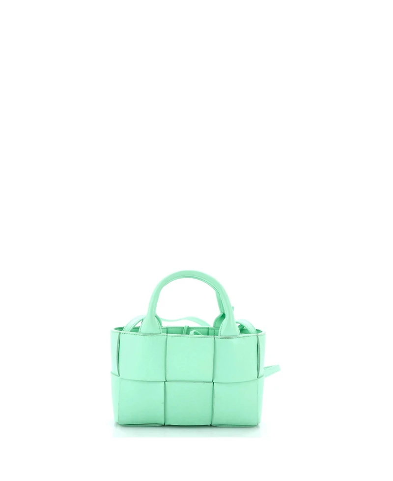 Pre-Owned Bottega Veneta Candy Arco Tote Maxi Intrecciato Leather
