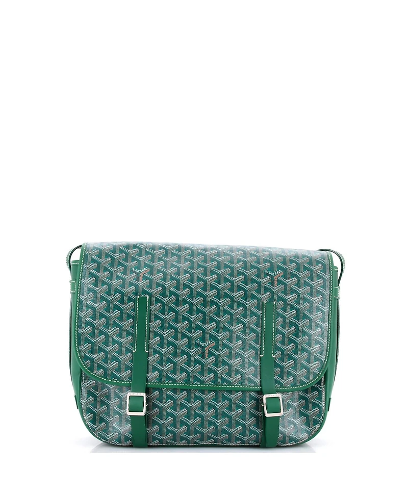 Pre-Owned Goyard Gm Belvedere Messenger Bag Coated Canvas