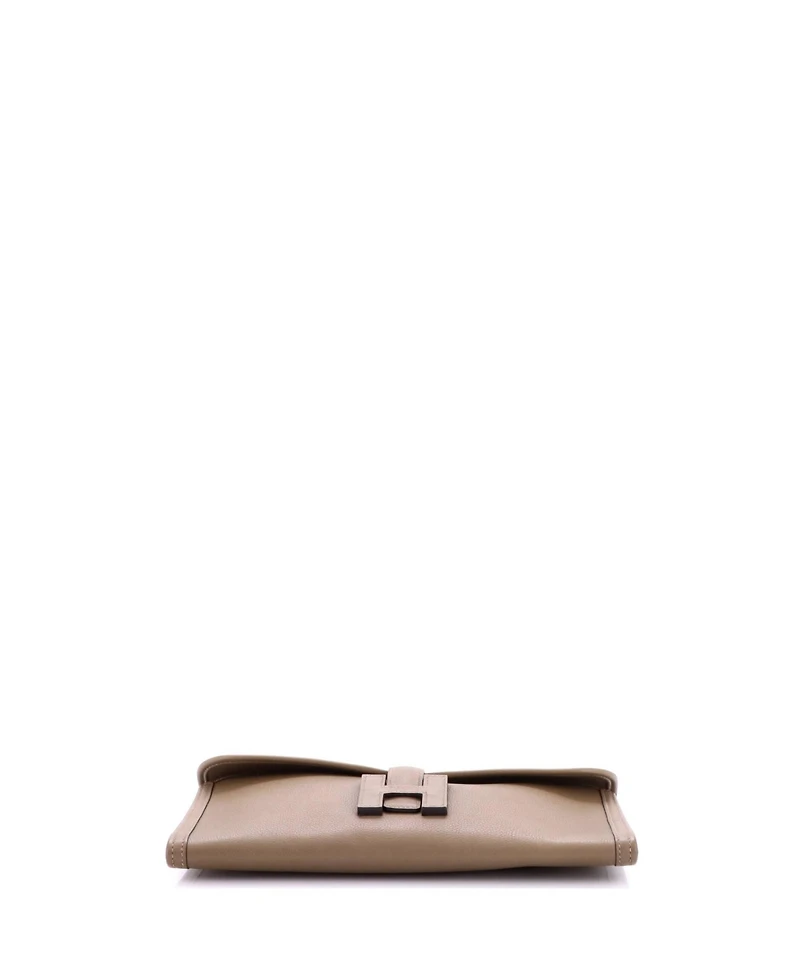 Pre-Owned HERMES 29 Jige Elan Clutch Evercolor