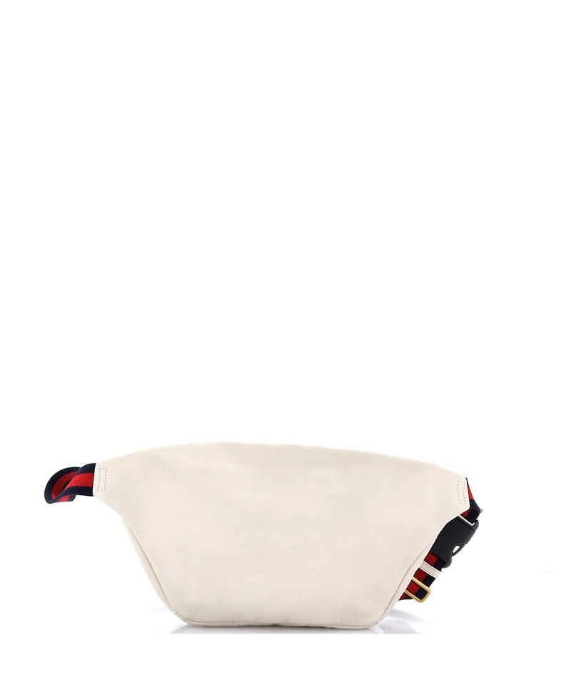 Pre-Owned Gucci Medium Logo Belt Bag Printed Leather