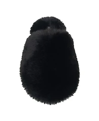 Nine West Women's Faux Fur Closed Scuff Slipper