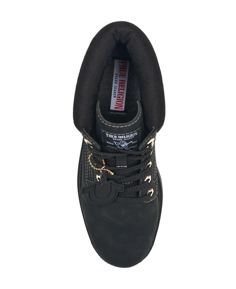 True Religion Men's Brent Faux Suede Work Boot