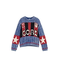 Desigual Boys's Mickey button sweater