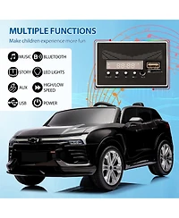 homfan Licensed Chevrolet 24V Battery-Powered Ride-On Suv with Remote Control, 2-Seater, Ages 3+
