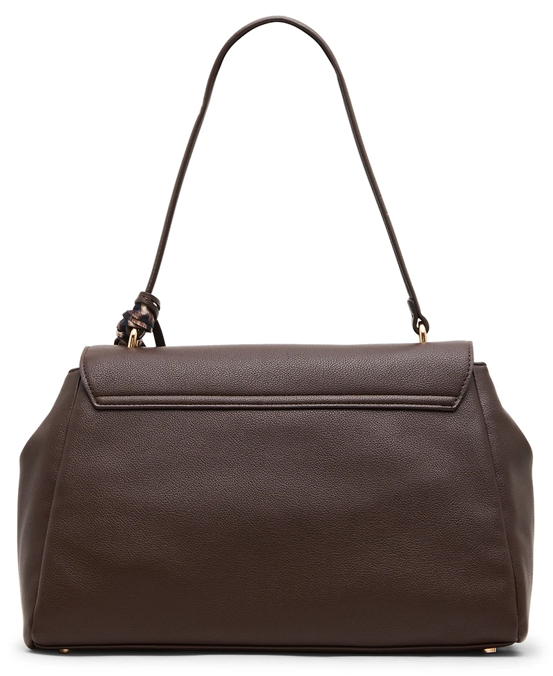 Anne Klein Flap with Scarf Medium Shoulder Handbag