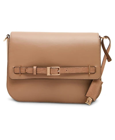 Anne Klein Buckle Convertible Medium Satchel Handbag