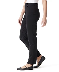 Gloria Vanderbilt Women's Amanda High-Waisted Straight Ponte Pants