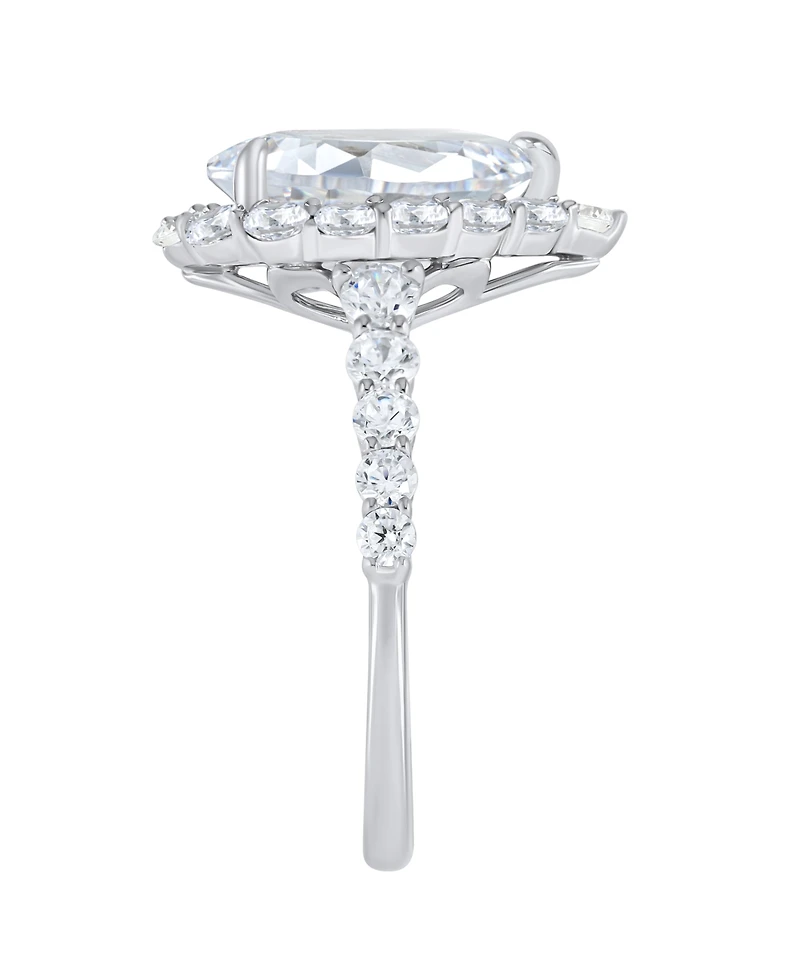 Macy's Igi Certified Lab-Grown Diamond Ring (4-1/2 ct. t.w.) in 14k White Gold