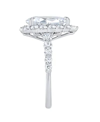 Macy's Igi Certified Lab-Grown Diamond Ring (4-1/2 ct. t.w.) in 14k White Gold