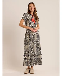 Brakeburn Women's Katerina Printed Maxi Dress