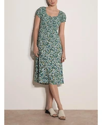 Apricot Women's Milkmaid Midi Dress
