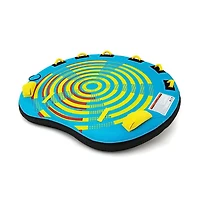 Hikeen 3-Person Inflatable Boat Tube Towable Platform with Double Valves