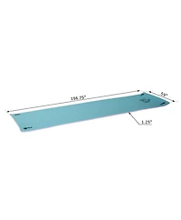 Hikeen 17' x 5' 3-Layer Foam Floating Water Mat, Portable Swimming Pool and Lake Raft