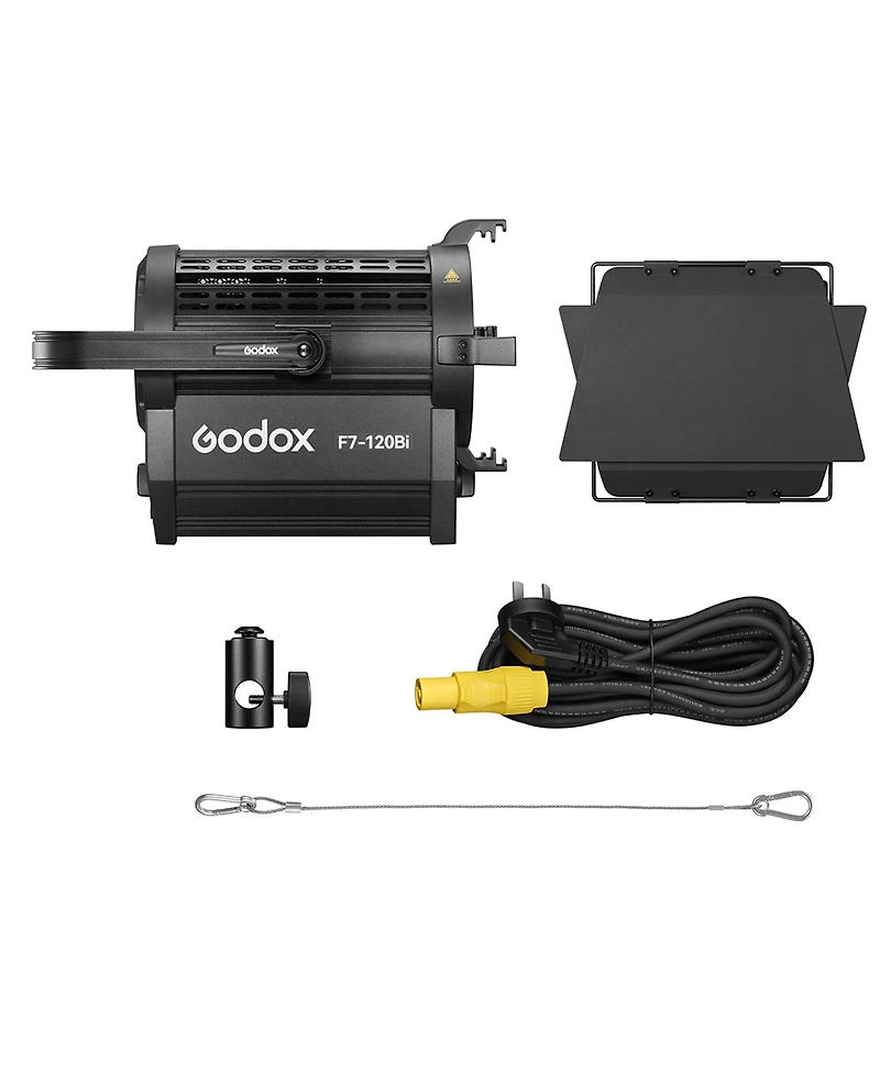 Godox F7-120 120W Bi-Color Fresnel Light, Stand Mount